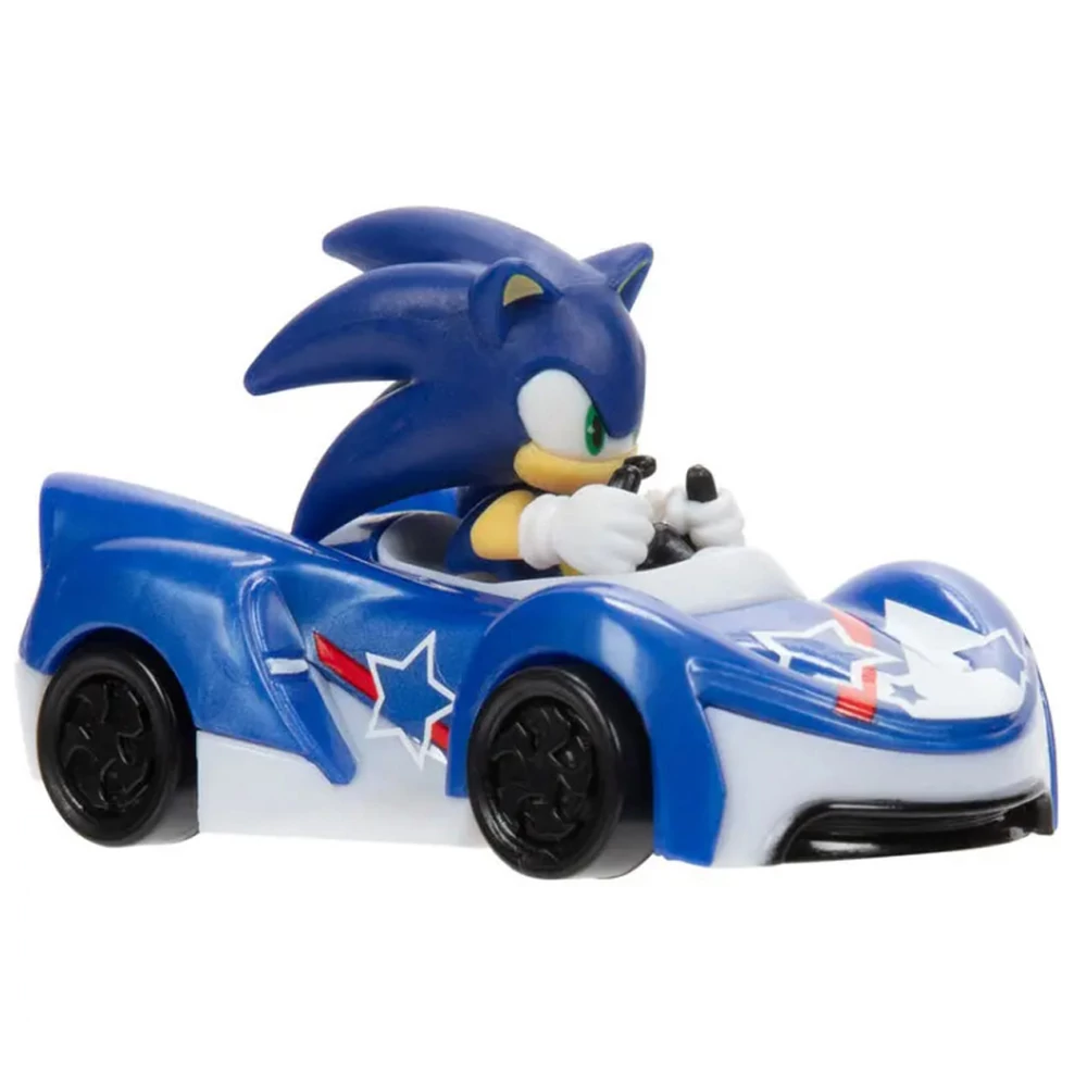 Sonic a sündisznó kisautó 6 cm - Sonic kisautó