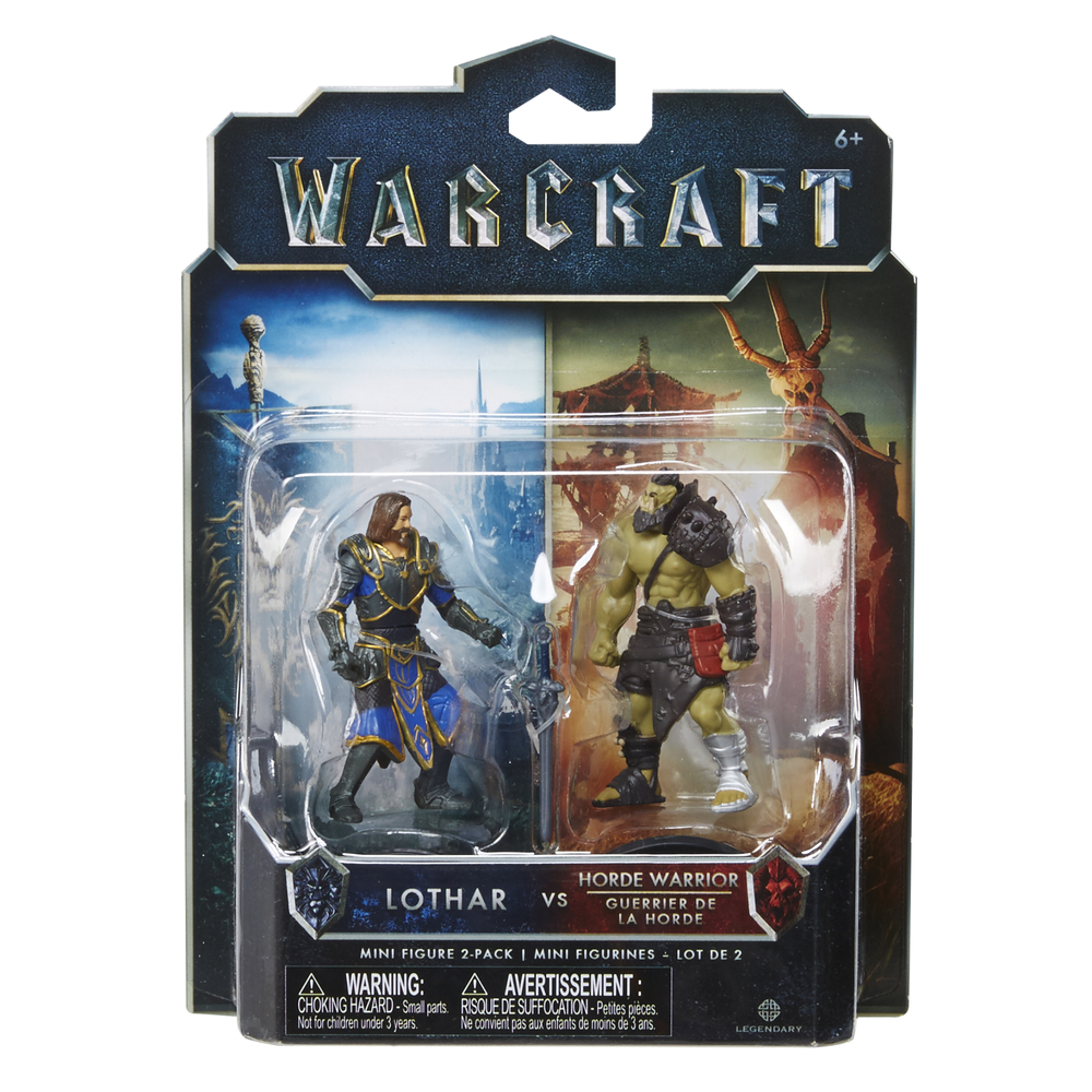 Warcraft Lothar vs Horde Warrior figura 5 cm