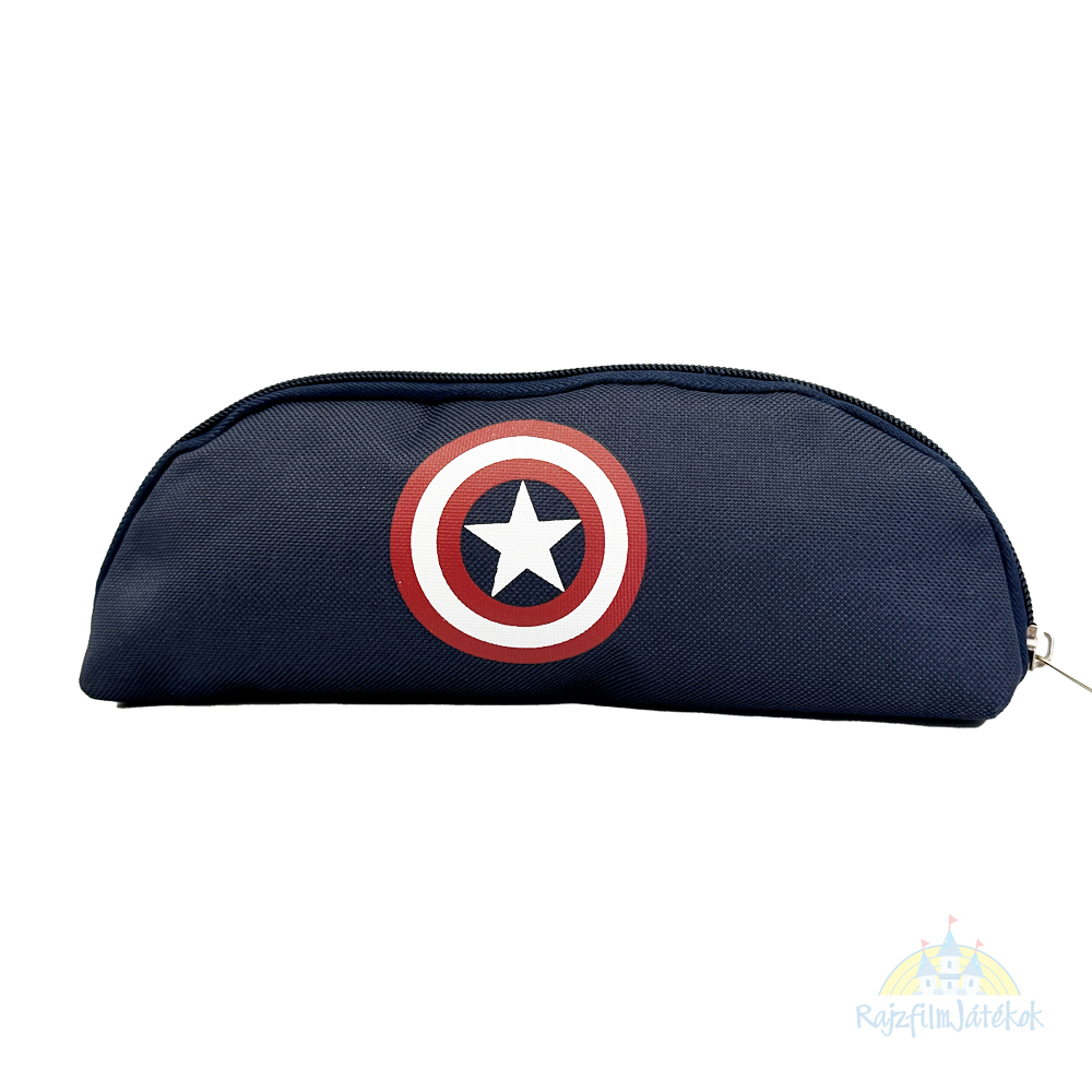 Amerika kapitány pajzs mintás tolltartó - Avengers tolltartó