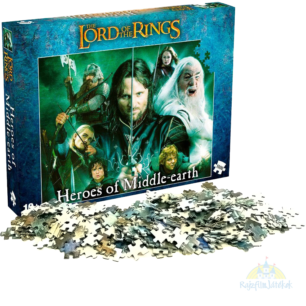 A Gyűrűk Ura puzzle 1000 db - The Lord of the Rings puzzle