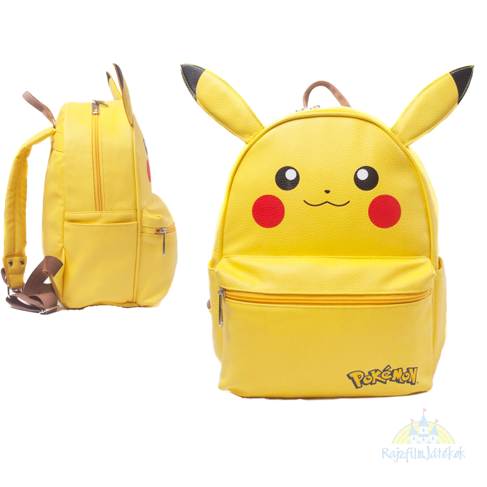 Pokémon Pikachu prémium női hátizsák 30 cm - Pikachu hátizsák