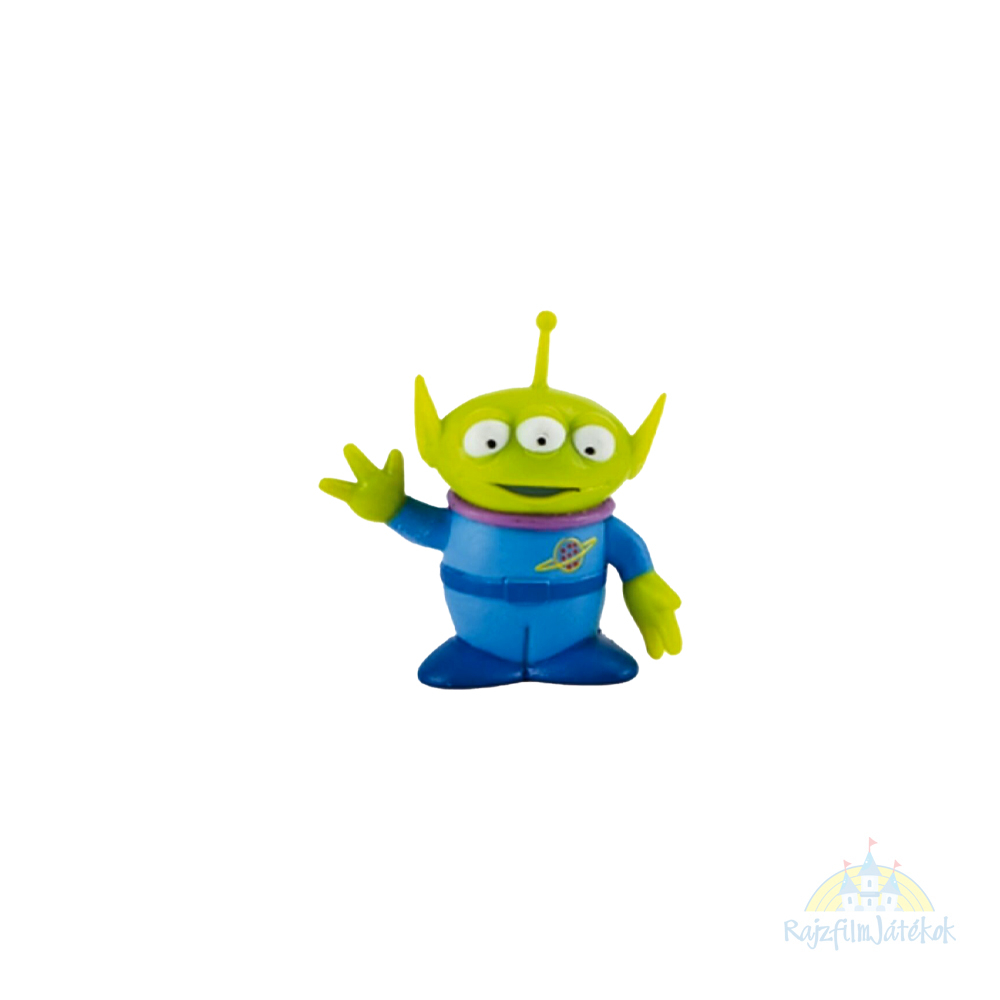 Toy Story Alien gumírozott műanyag figura 6 cm Toy Story figura