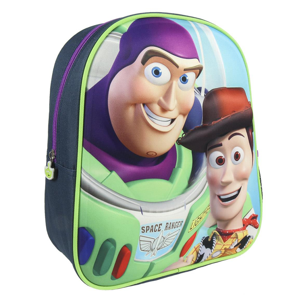Toy Story 3D gyermek hátizsák - Woody és Buzz Lightyear táska
