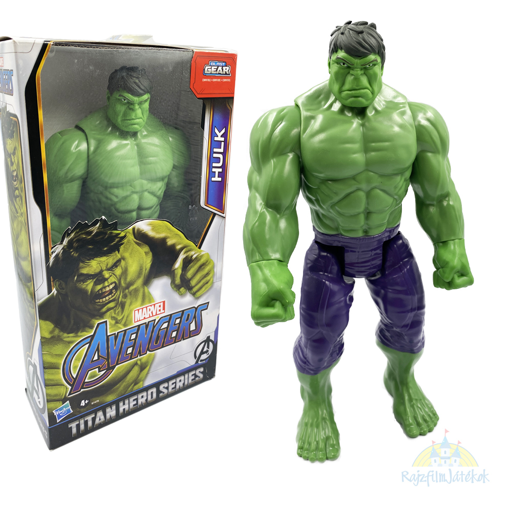 Avengers Bosszúállók Hulk mozgatható műanyag figura 30 cm - Hulk figura