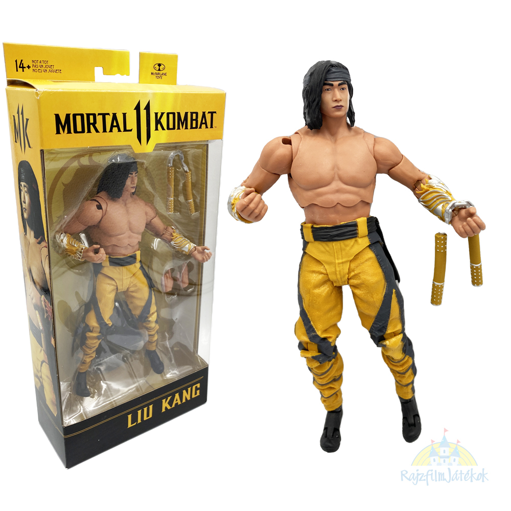 Mortal Kombat Liu Kang figura szett kiegészítőkkel
