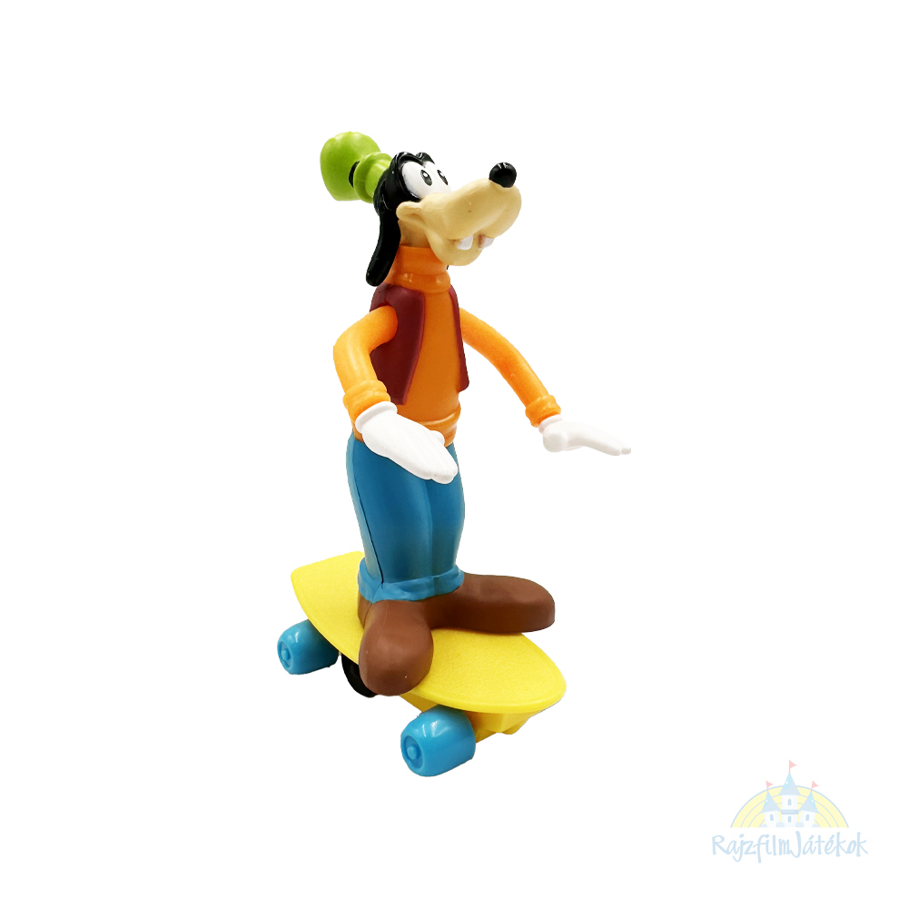 Mickey egér Goofy figura - gördeszkával