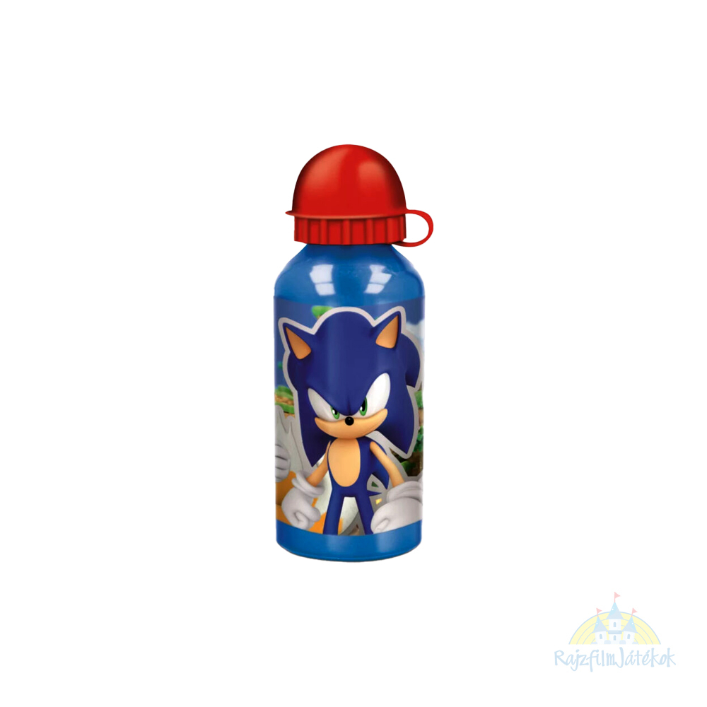 Sonic fém kulacs műanyag kupakkal