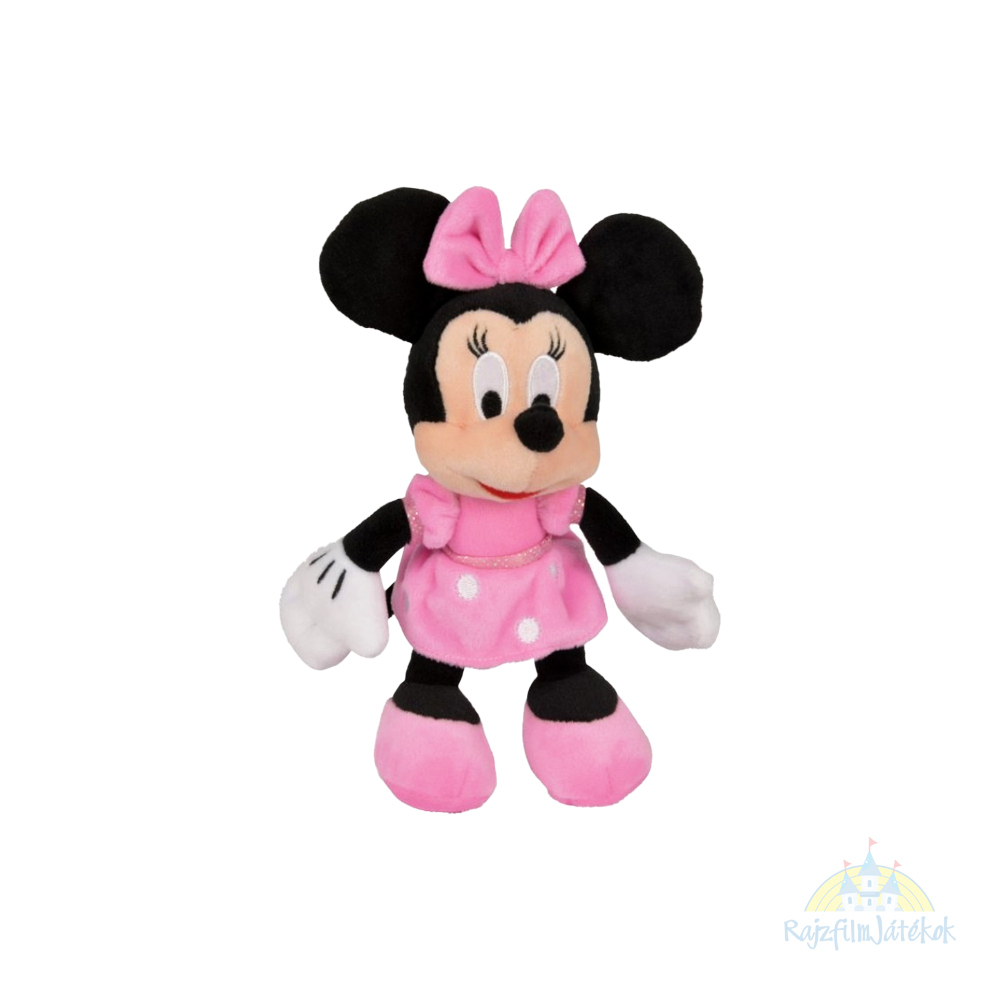 Minnie egér Disney pici plüssfigura 22 cm - Minnie Mouse plüss