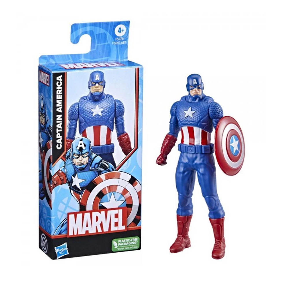 Amerika Kapitány figura 15 cm - végtagjai mozgathatóak