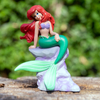 A kis hableány Ariel a sellő gumírozott műanyag figura 10 cm