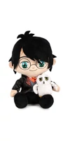 Harry Potter plüssfigura kis Hedwiggel 25 cm - ülő