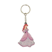 Ariel hercegnő lapos gumírozott kulcstartó