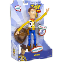 Toy Story németül beszélő élethű Woody mozgatható műanyag figura