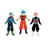 Dragon Ball figura szett - Future Trunks, Goku Blue, Goku Black 