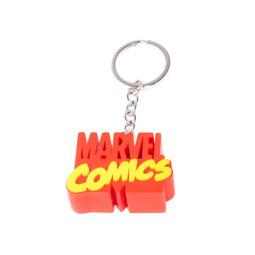 MARVEL logós prémium minőségű 3d kulcstartó - Marvel kulcstartó