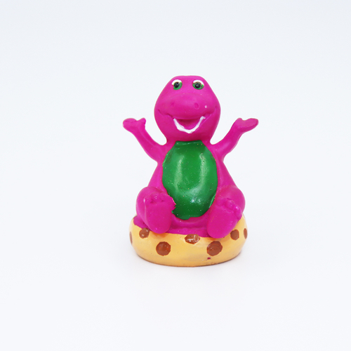 Barney úszógumin törékeny kerámia figura