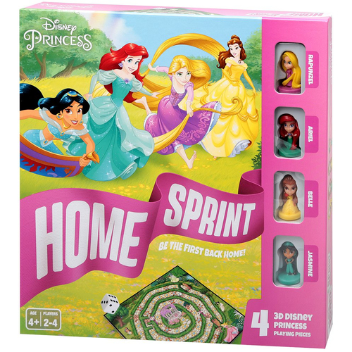 Disney Hercegnők Hazafutás társasjáték műanyag figurákkal