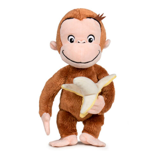 Bajkeverő majom George plüssfigura 18 cm 