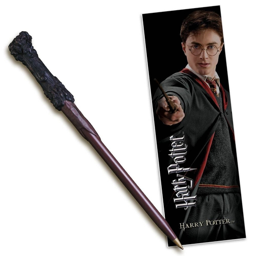 Harry Potter varázspálca toll és könyvjelző