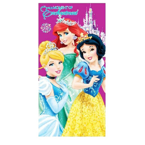 Disney hercegnők nagy pamut törölköző - Disney hercegnők fürdőlepedő