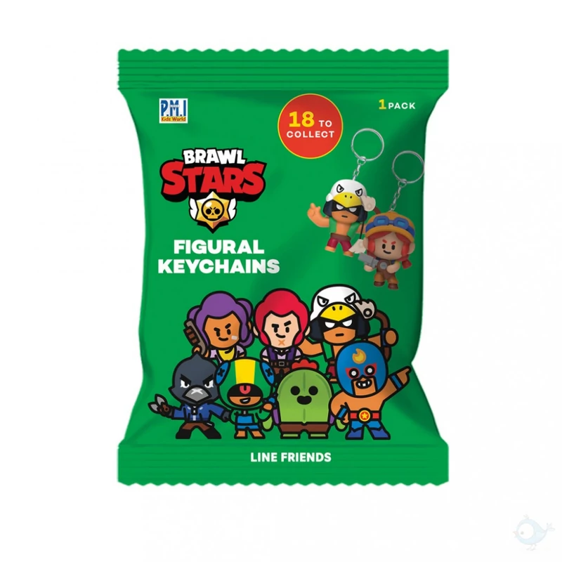 Brawl Stars meglepetés figura kulcstartó