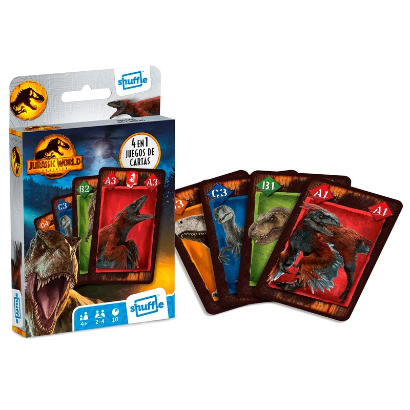 Jurassic World kártyajáték - 4 in 1