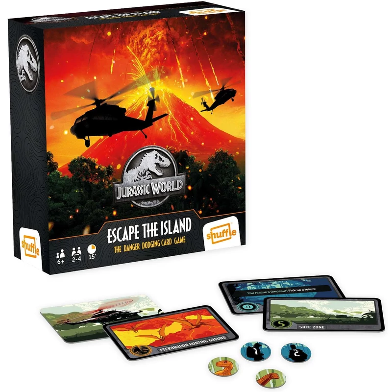 Jurassic World kártyajáték - Menekülés a szigetről