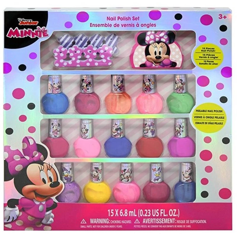 Minnie egér csajszis körömlakk szett 15 db-os - Minnie egér