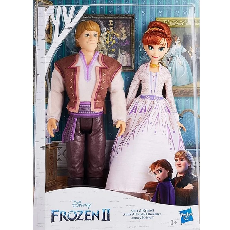 Jégvarázs Anna és Kristoff Disney mozgatható babák 28 cm - Anna és Kristoff figurák