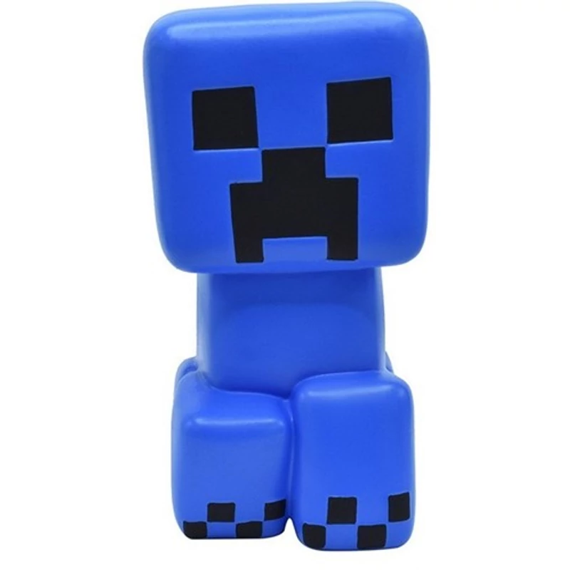 Minecraft Kék Creeper figura 16 cm - stresszlabda