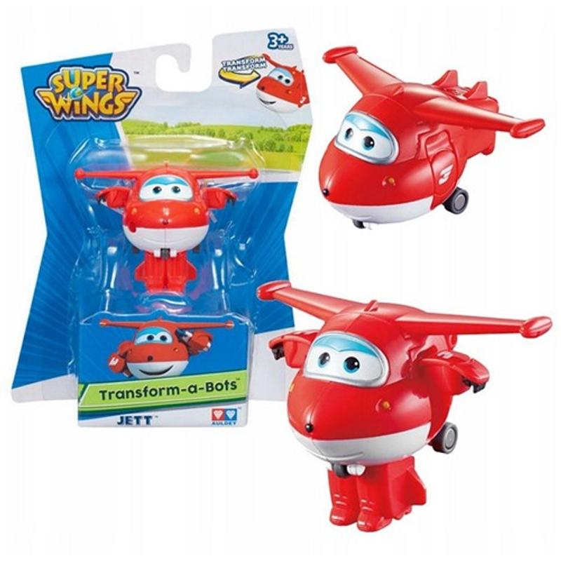 Super Wings Jett átalakuló játékrepülő 11 cm - Jett átalakuló játékrepülő