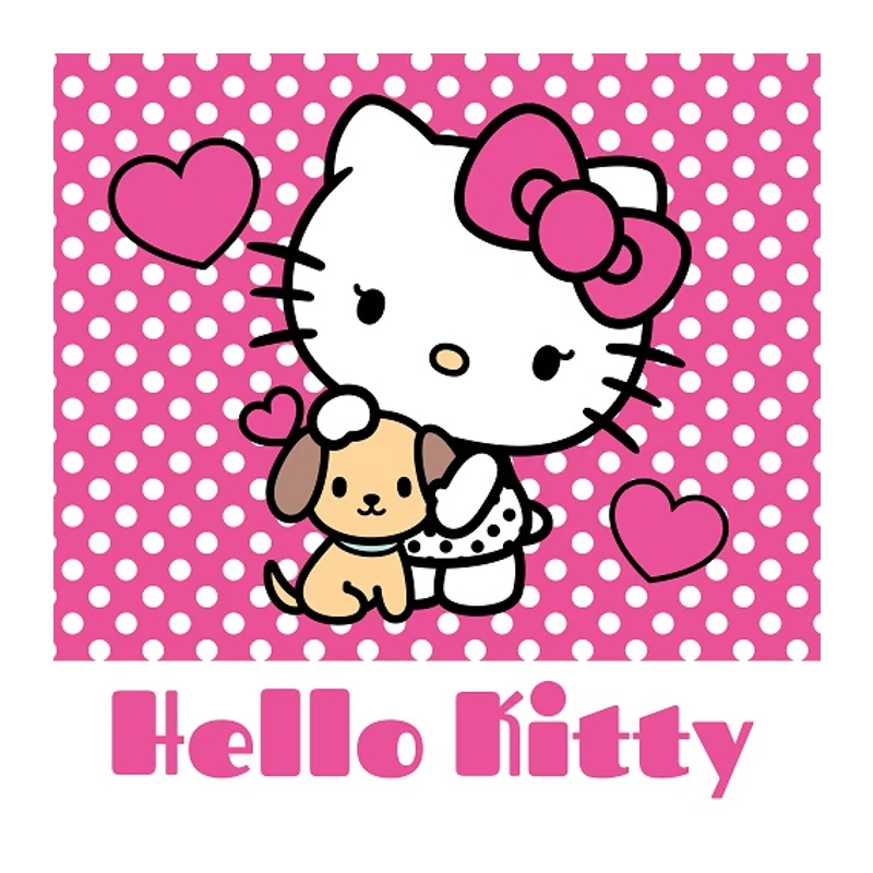 Hello Kitty gyermek puha pamut törölköző 30x30 cm - Hello Kitty törölköző