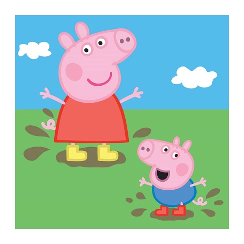 Peppa malac kéztörlő - mágikus törölköző