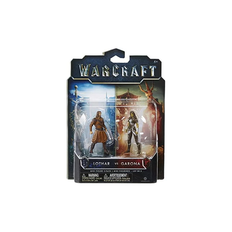Warcraft figura szett 5 cm - Lothar vs Garona