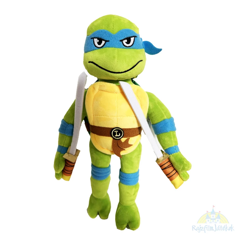 TNT Leonardo plüssfigura 34 cm - TiniNindzsa Teknőcök