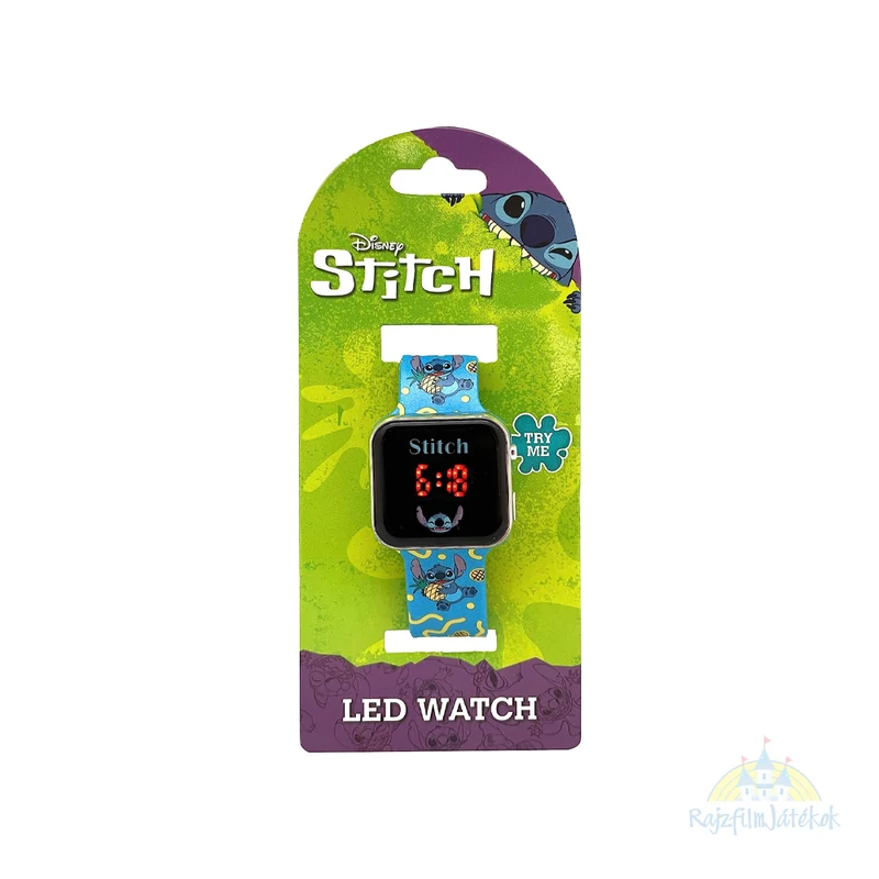 Stitch karóra - digitális