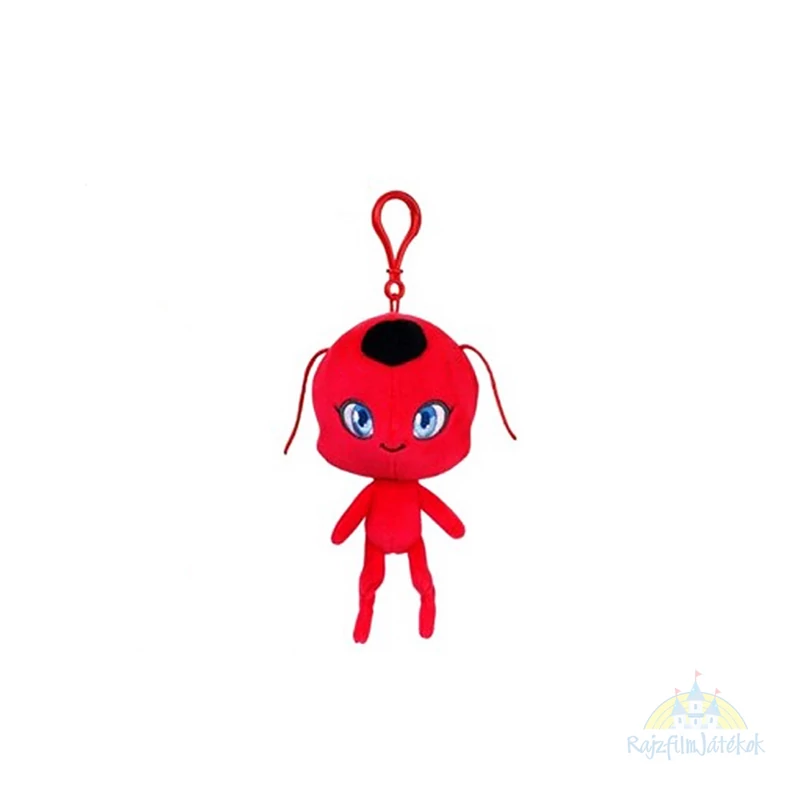 Miraculous  Tikki  plüssfigura karabinerrel 14 cm 