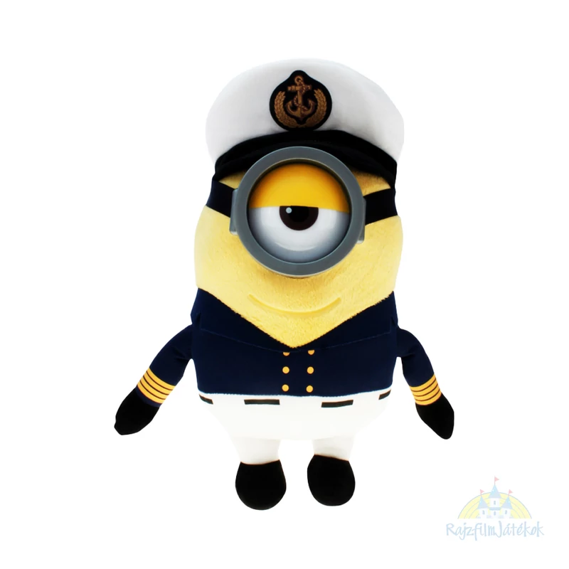 Gru Minion plüssfigura 24 cm - kapitány