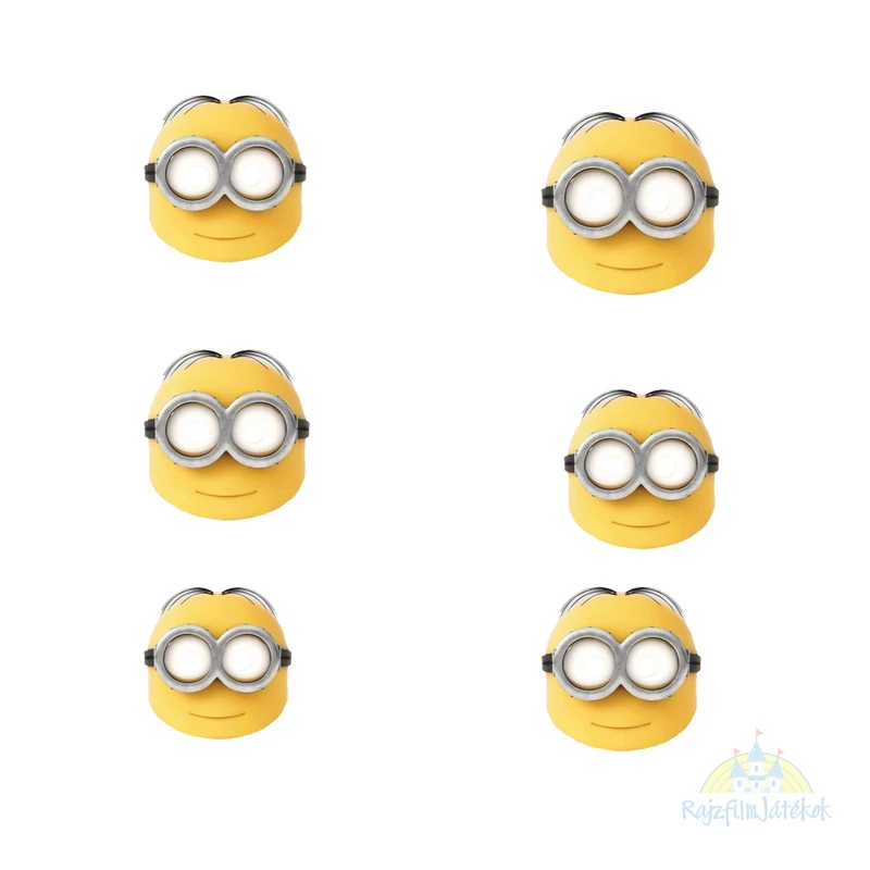 Minion maszk 6 db - papír