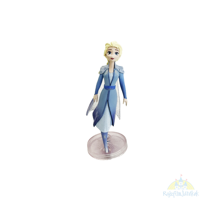 Jégvarázs Elsa gumírozott műanyag figura 10 cm - Frozen Elsa figura