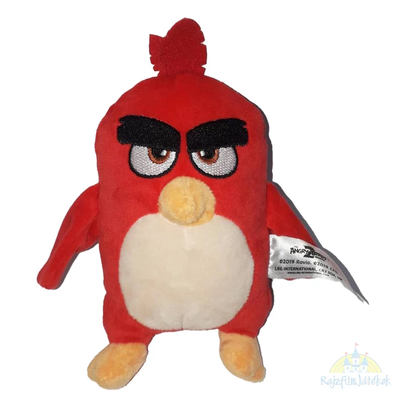 Angry Birds Piros kis plüssfigura 26 cm - Piros plüss