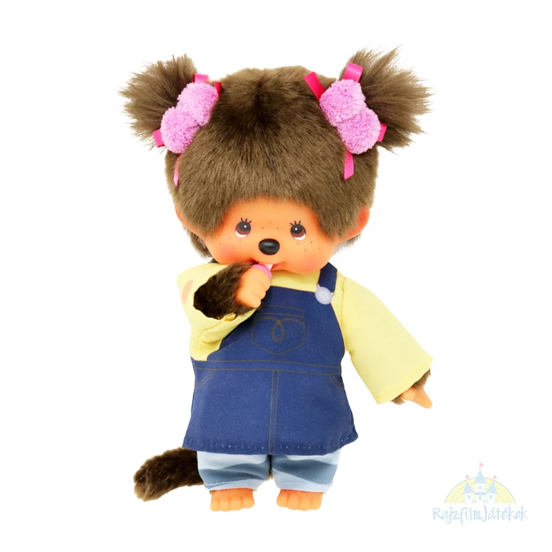 Monchhichi plüssfigura 18 cm - lány