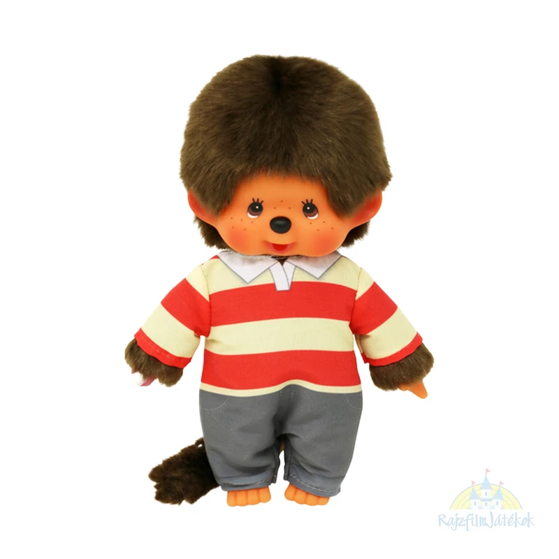 Monchhichi plüssfigura 18 cm - fiú