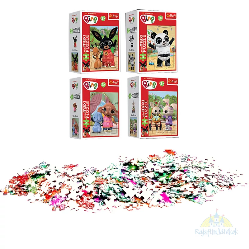 Bing nyuszi puzzle 20 db - miniMAXI