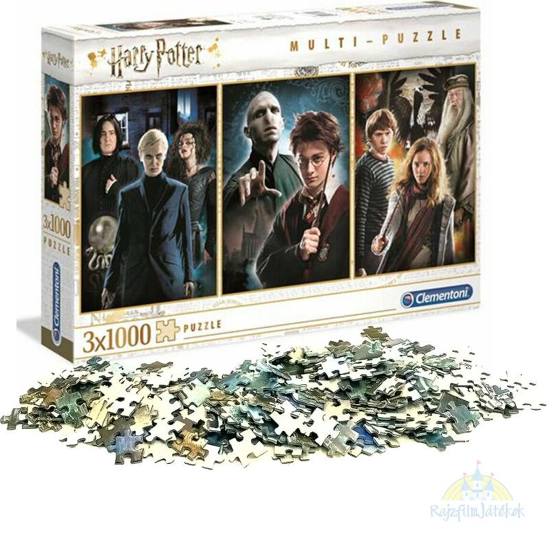 3 x 1000 db-os Harry Potter puzzle szett