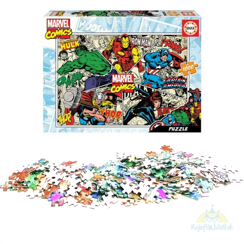 Marvel puzzle 1000 db - fekvő