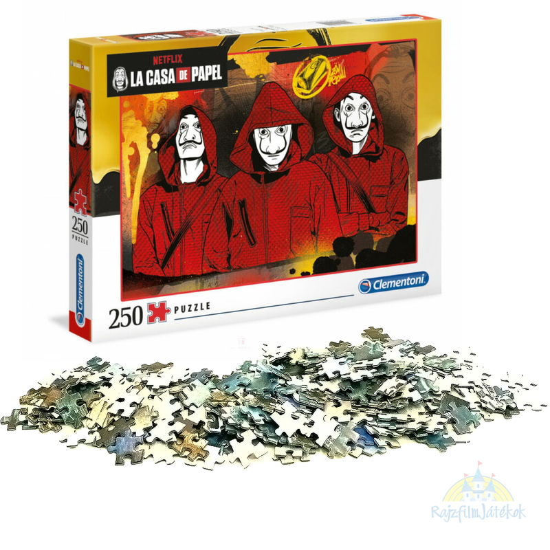 A nagy pénzrablás puzzle 250 db