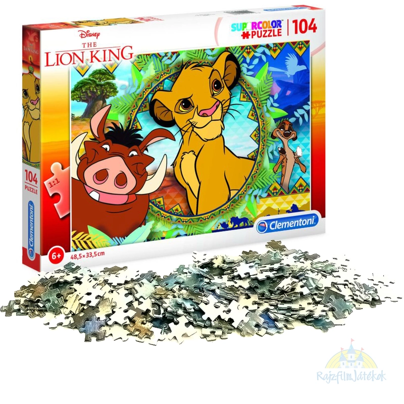 Oroszlánkirály puzzle 104 db