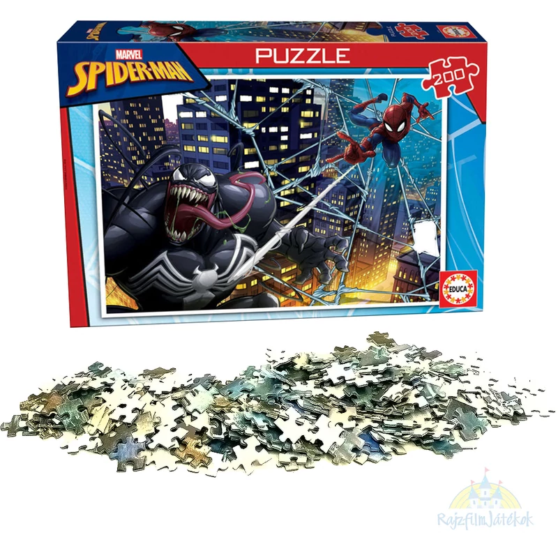 Pókember és Venom puzzle 200 db