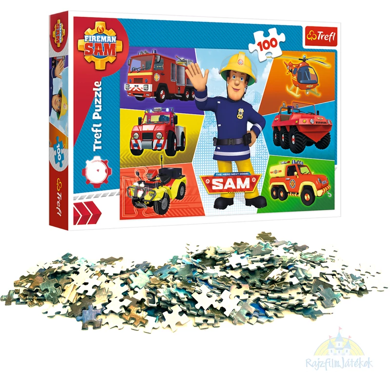 Sam a tűzoltó puzzle 100 db